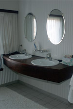 wash-hand basins in bathroom