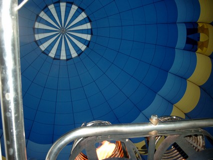 View in the balloon