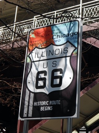 Beginning of Route 66