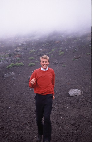 Bart Bogaert on Mt. Fuji